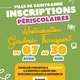 INSCRIPTIONS POUR LA RESTAURATION, LES GARDERIES PERISCOLAIRES ET LE RAMASSAGE SCOLAIRE (2026/2027)