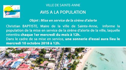 AVIS A LA POPULATION