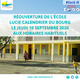 Réouverture de l'école Lucie Calendrier du bourg le jeudi 10 septembre 2020, aux horaires habituels