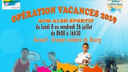 OPERATION VACANCES 2019