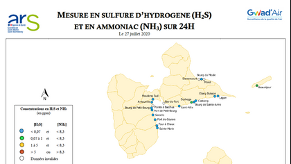 Sargasses : derniers prélèvements Gwad'Air