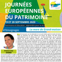 Mare Grand-maison - Témoignage