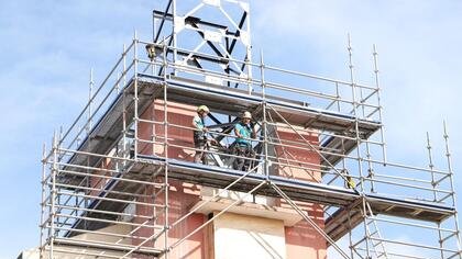 Eglise du bourg : les travaux continuent