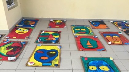 Exposition à l'école maternelle Georges Troupé de Ffrench