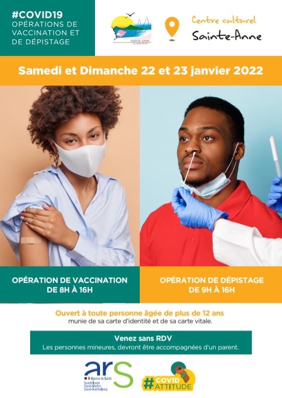 OPÉRATIONS DE VACCINATION ET DE DÉPISTAGE SainteAnne